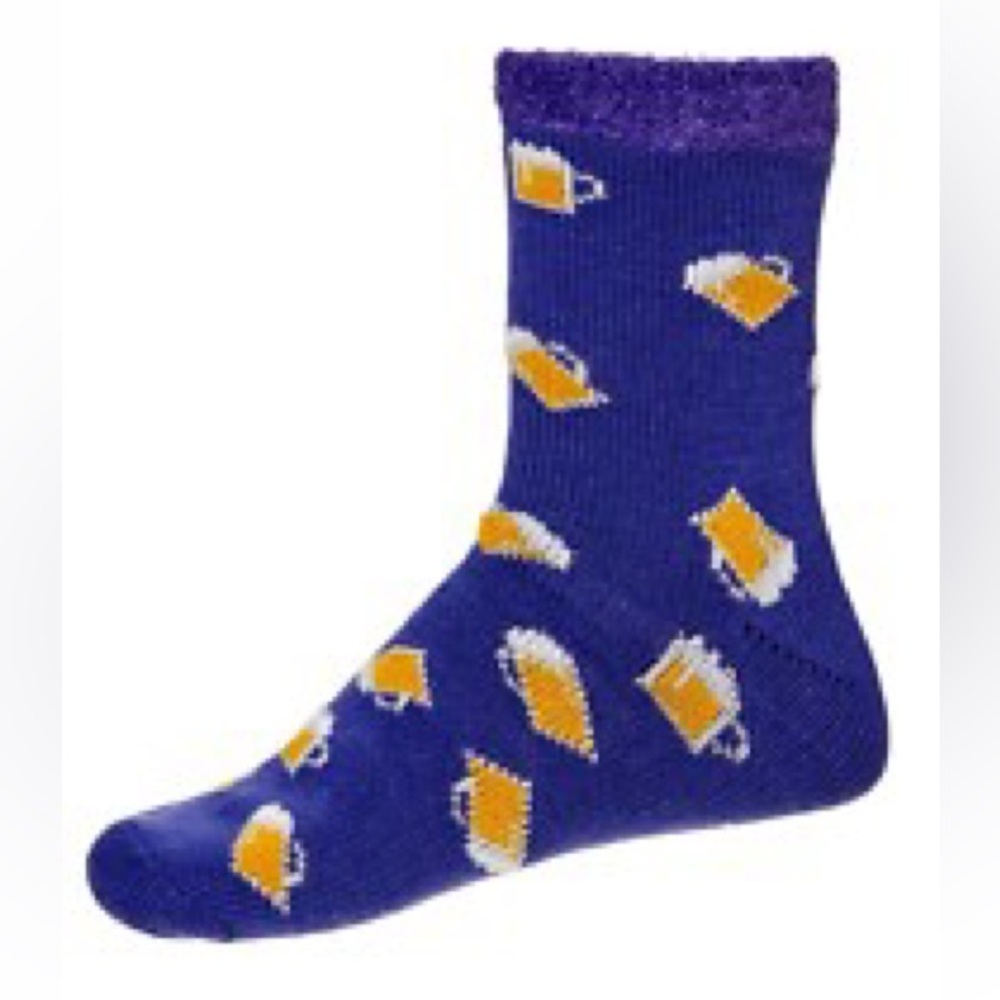 2-Pack Mens Cozy Cabin Socks Crew Sz 8-12.5 Game Day and Game On